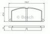 BOSCH 0 986 468 701 Brake Pad Set, disc brake